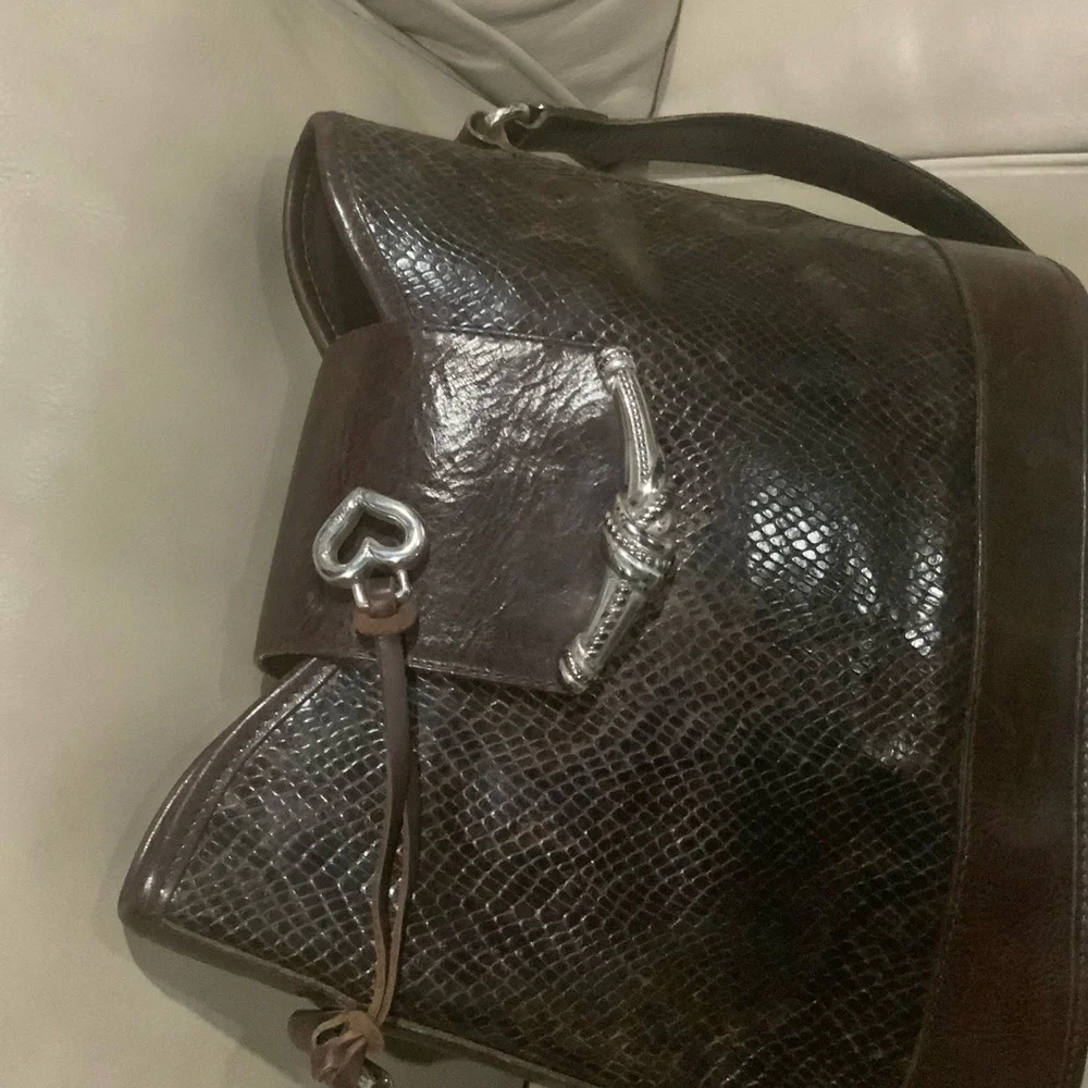 ❤️❤️ Brighton Brown Regency Collection Hobo Leather Handbag Purse❤️